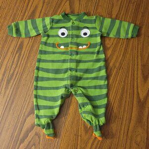 Carter’s Just One You Boys Dinosaur Pajamas Size 3 Months